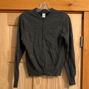 Patagonia Women's Cashmere Gray Cardigan Sweater